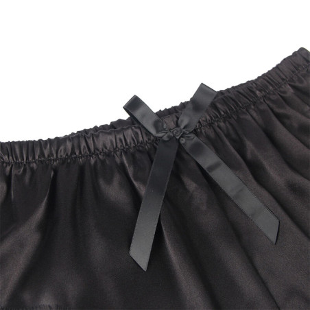 SUBBLIME 953935 PIJAMA SEXY SATEN Y ENCAJE NEGRO S M