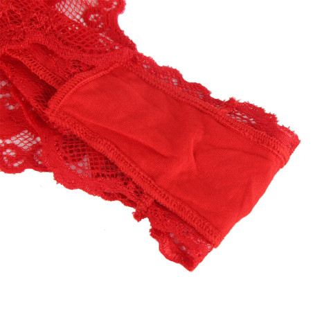 SUBBLIME 953973 BODY SEXY CON VOLANTES CINTURON ROJO S M