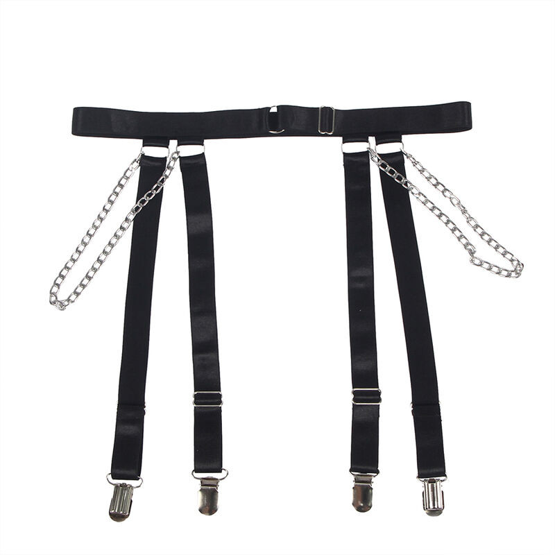 SUBBLIME 954260 BODY CON CADENAS LIGUEROS NEGRO S M
