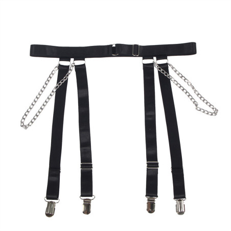 SUBBLIME 954260 BODY CON CADENAS LIGUEROS NEGRO S M