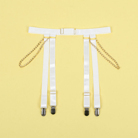 SUBBLIME 954284 BODY CON CADENAS LIGUEROS BLANCO S M