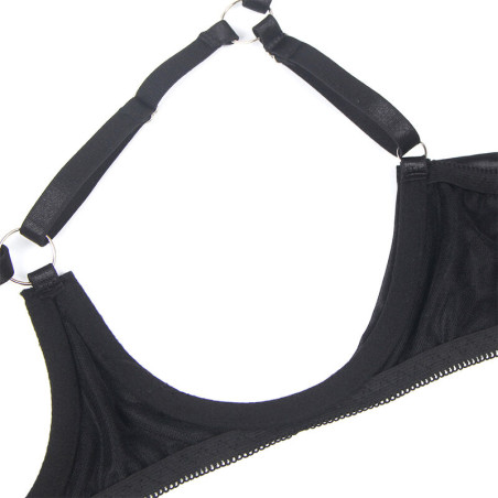 SUBBLIME 955199 SET SUJETADOR CON LAZO NEGRO AJUSTABLE S M