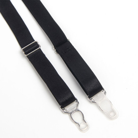 SUBBLIME 955243 SET SUJETADOR CON LIGUERO BONDAGE NEGRO L XL