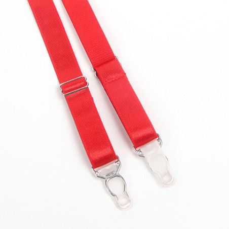SUBBLIME 955250 SET SUJETADOR CON LIGUERO BONDAGE ROJO S M