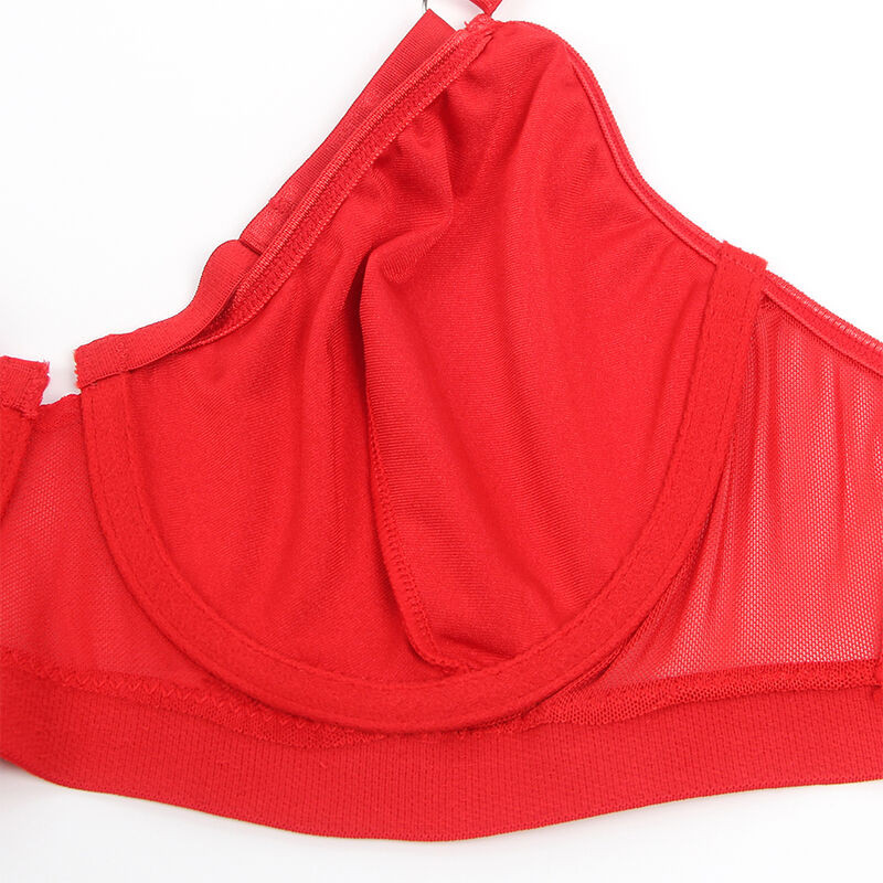 SUBBLIME 955267 SET SUJETADOR CON LIGUERO BONDAGE ROJO L XL
