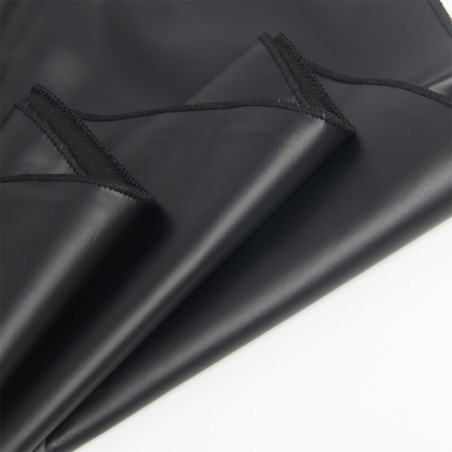 SUBBLIME 955380 VESTIDO CON TIRANTES DE CUERO NEGRO L XL