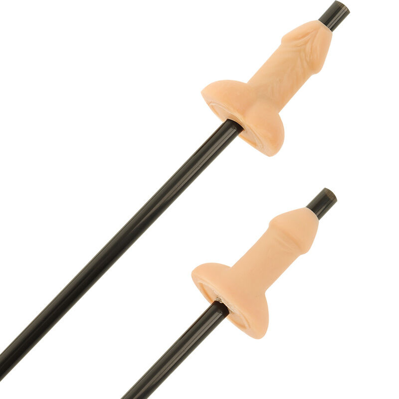 DIABLO PICANTE BOLSA 10 PAJITAS PENE NATURAL