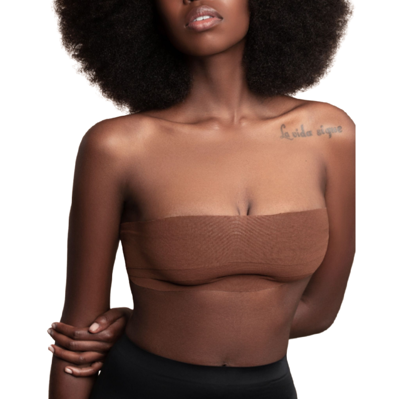 BYE BRA BODY CINTA 5 M X 65 CM 3 PARES DE PEZONERAS MARRON