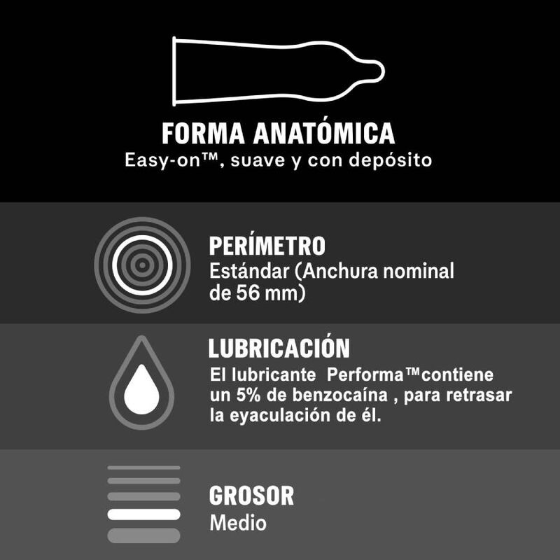 DUREX PLACER PROLONGADO RETARDANTE 12 UNIDADES