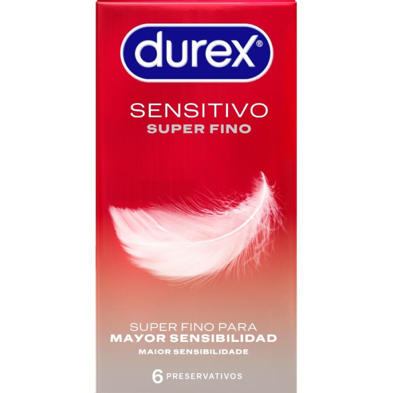DUREX SENSITIVO SUPER FINO 6 UNIDADES