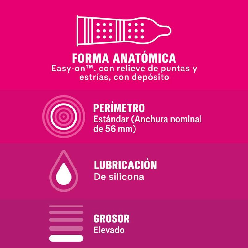 DUREX DAME PLACER 12 UNIDADES