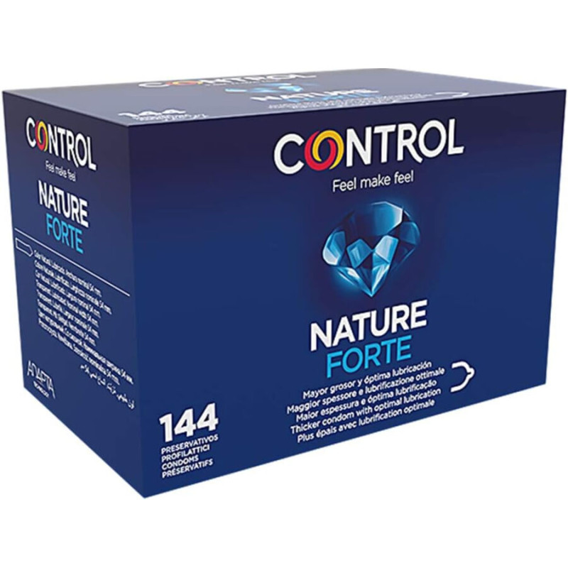 CONTROL PRESERVATIVOS NATURE FORTE 144 UNIDADES