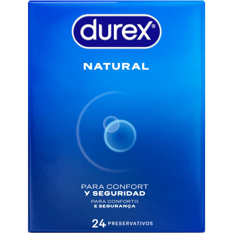 DUREX PRESERVATIVOS NATURAL 24 UNIDADES