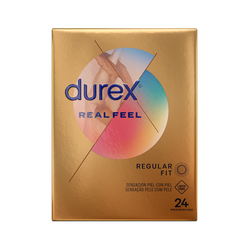 DUREX REAL FEEL 24 UNIDADES
