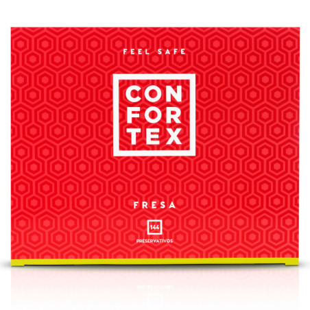 CONFORTEX PRESERVATIVOS FRESA CAJA 144 UDS