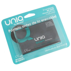 UNIQ SMART PRESERVATIVOS PRE ERECCION SIN LATEX 3 UNIDADES 2