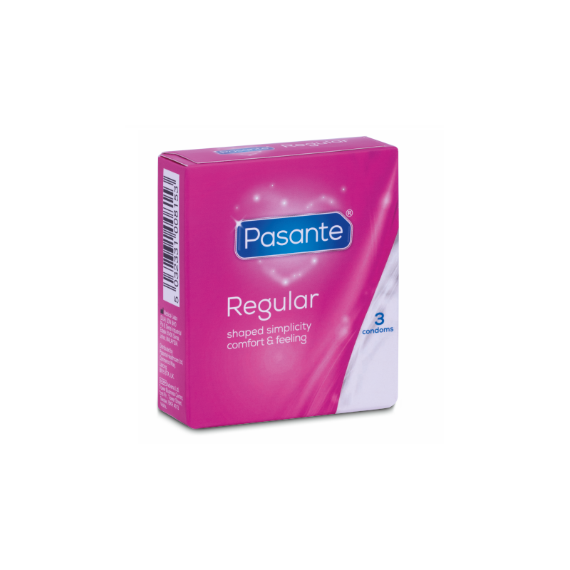 PASANTE CONDOM GAMA REGULAR 3 UNIDADES