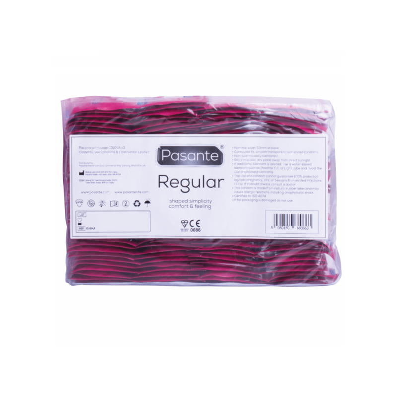 PASANTE CONDOM GAMA REGULAR 144 UNIDADES