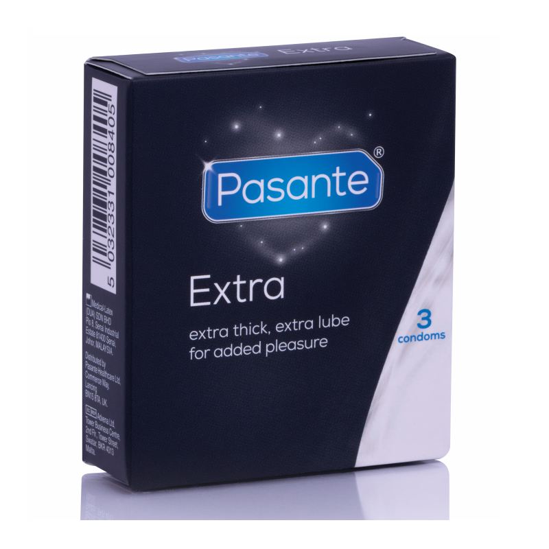 PASANTE EXTRA PRESERVATIVO EXTRA GRUESOS 3 UNIDADES
