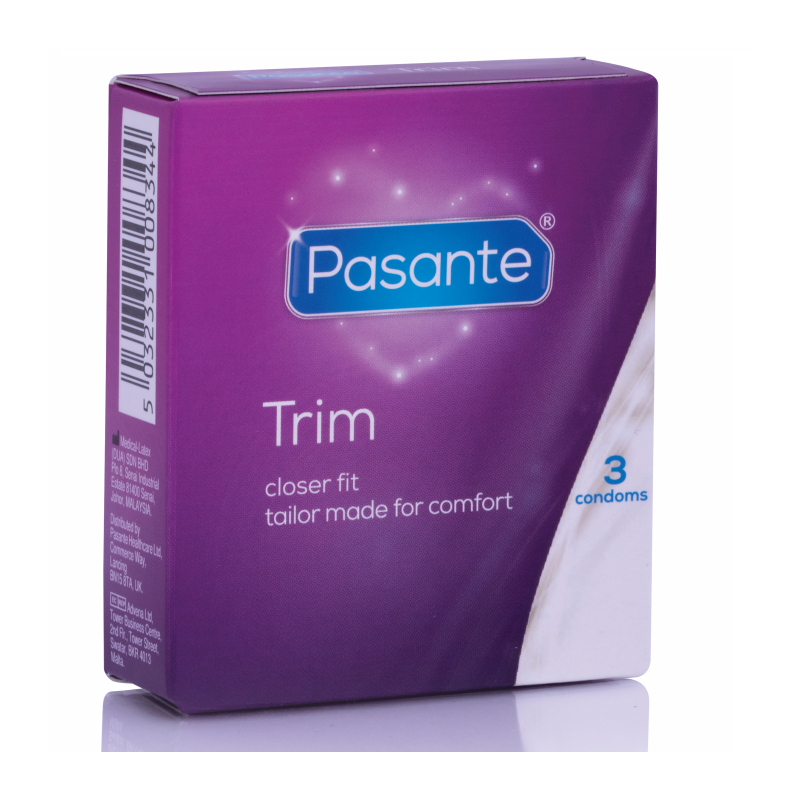 PASANTE PRESERVATIVOS TRIM MS DELGADO 3 UNIDADES