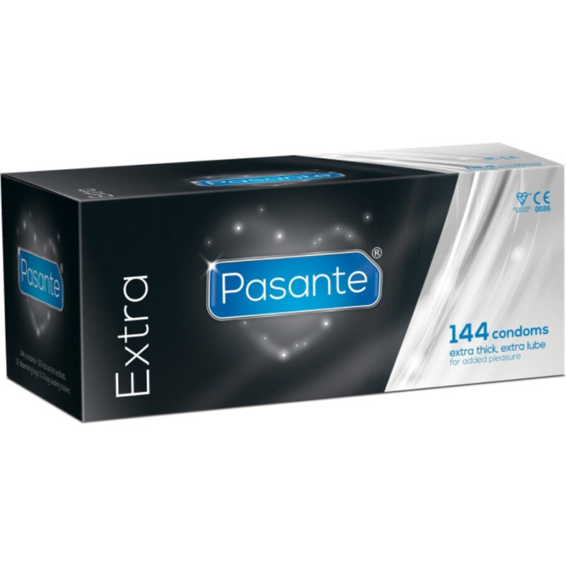 PASANTE EXTRA PRESERVATIVOS GRUESOS 144 UNIDADES