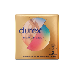 DUREX REAL FEEL PRESERVATIVOS 3 UNIDADES 2