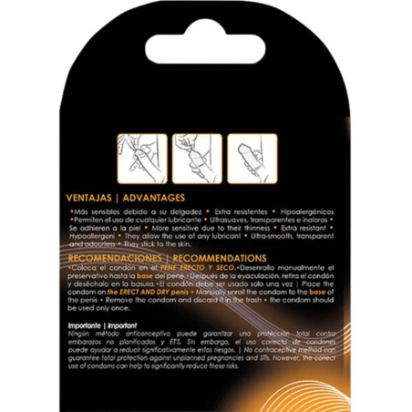 UNIQ CLASSIC PRESERVATIVOS SIN LATEX 3 UNIDADES