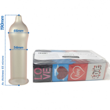 PASANTE PRESERVATIVO LOVE BOLSA 144 UNIDADES