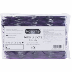 PASANTE RIBS DOTS PRESERVATIVOS INTENSITY 144 UNIDADES