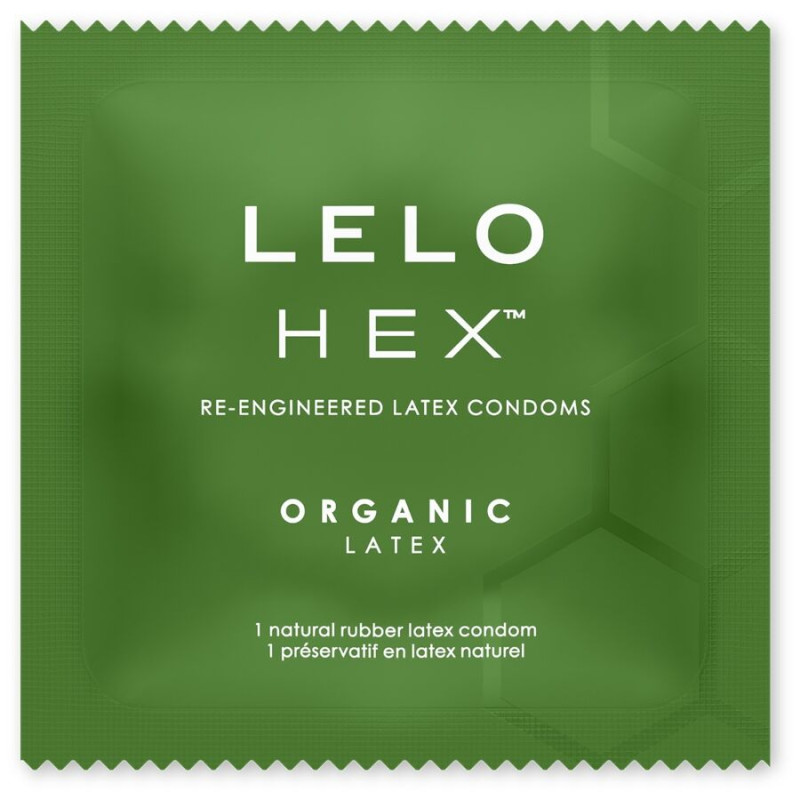 LELO HEX ORGANIC PRESERVATIVO CAJA 12 UDS