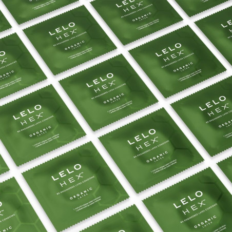LELO HEX ORGANIC PRESERVATIVO CAJA 12 UDS
