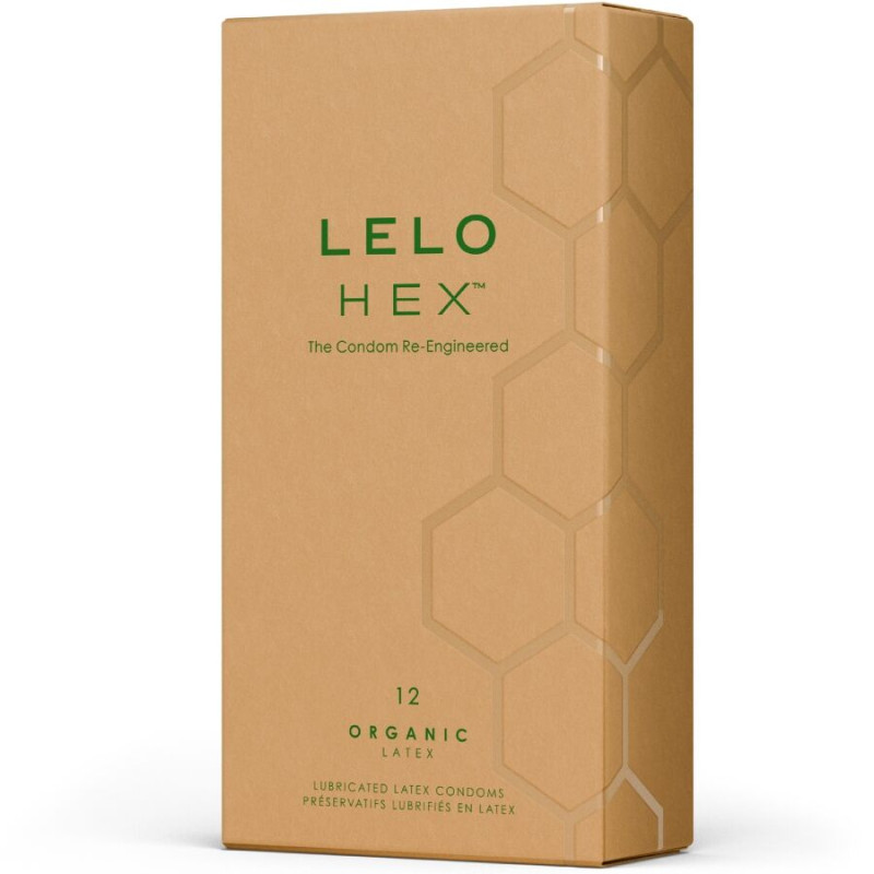 LELO HEX ORGANIC PRESERVATIVO CAJA 12 UDS