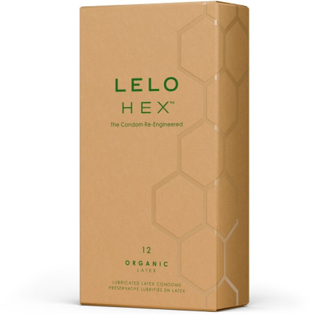 LELO HEX ORGANIC PRESERVATIVO CAJA 12 UDS