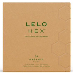 LELO HEX ORGANIC PRESERVATIVO CAJA 36 UDS