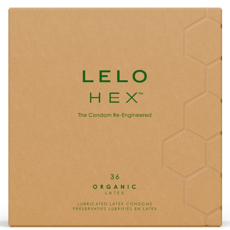 LELO HEX ORGANIC PRESERVATIVO CAJA 36 UDS