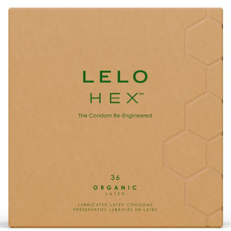 LELO HEX ORGANIC PRESERVATIVO CAJA 36 UDS