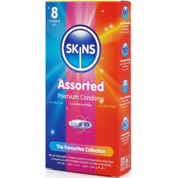 SKINS SURTIDO PRESERVATIVOS PREMIUM PACK 8 2