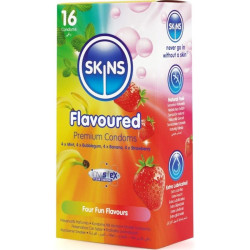 SKINS MULTI SABORES PRESERVATIVOS PREMIUM PACK 16 2