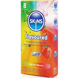 SKINS MULTI SABORES PRESERVATIVOS PREMIUM PACK 8 2