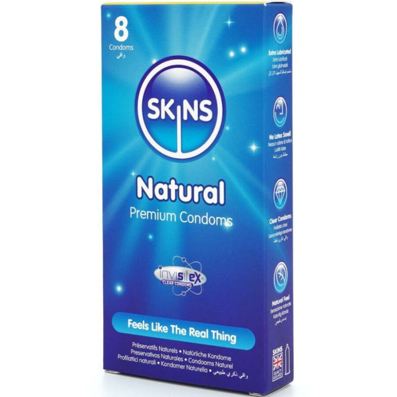SKINS NATURAL PRESERVATIVOS PREMIUM PACK 8