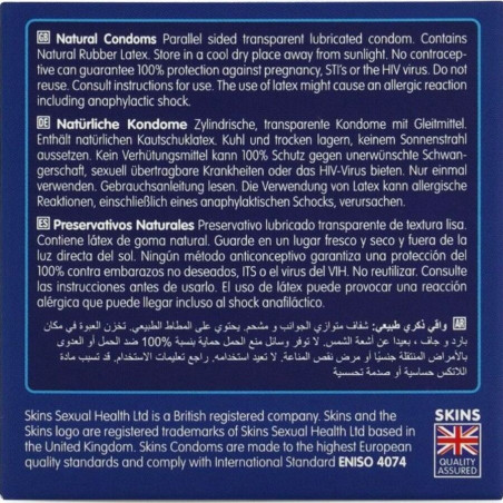 SKINS NATURAL PRESERVATIVOS PREMIUM PACK 4