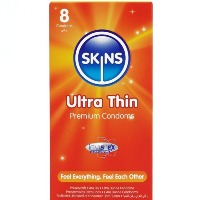 SKINS ULTRAFINOS PRESERVATIVOS PREMIUM PACK 8