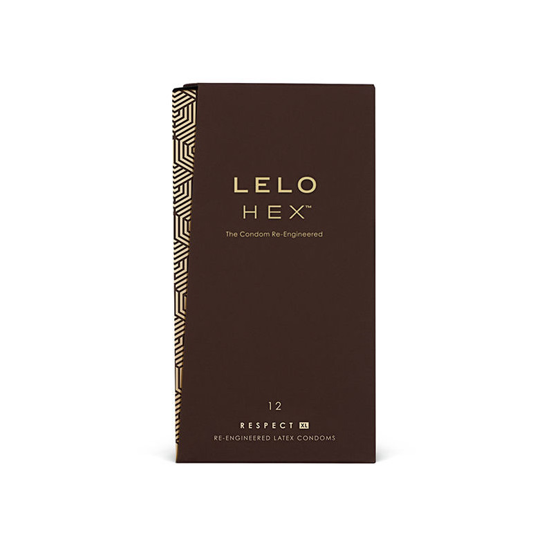 LELO HEX PRESERVATIVO RESPECT XL 12 PACK