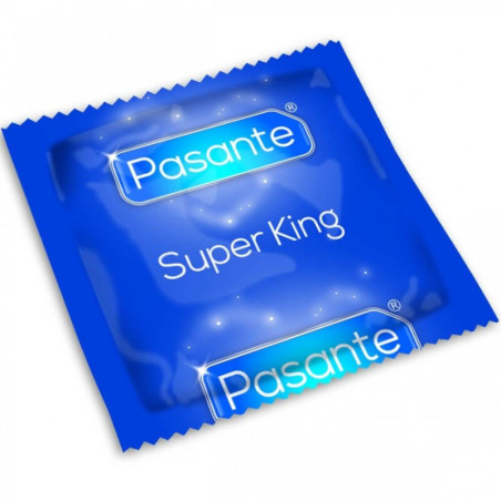 PASANTE PRESERVATIVO TAMANO SUPER KING BOLSA 144 UNIDADES