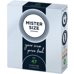 MISTER SIZE PRESERVATIVOS TALLA XS 47 MM 3 UNIDADES 2