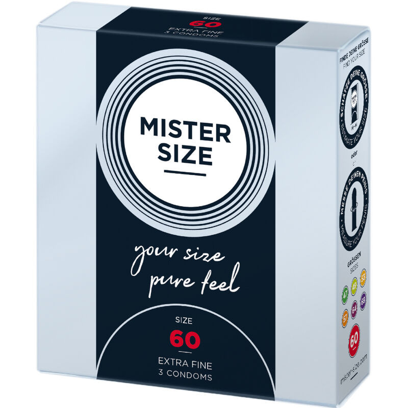 MISTER SIZE PRESERVATIVOS TALLA XL 60 MM 3 UNIDADES
