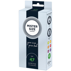 MISTER SIZE PRESERVATIVOS TALLA XS 47 MM 10 UNIDADES 2