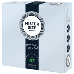 MISTER SIZE PRESERVATIVOS TALLA XS 47 MM 36 UNIDADES 2