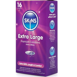 SKINS TAMANO XL PRESERVATIVOS PREMIUM PACK 16 2
