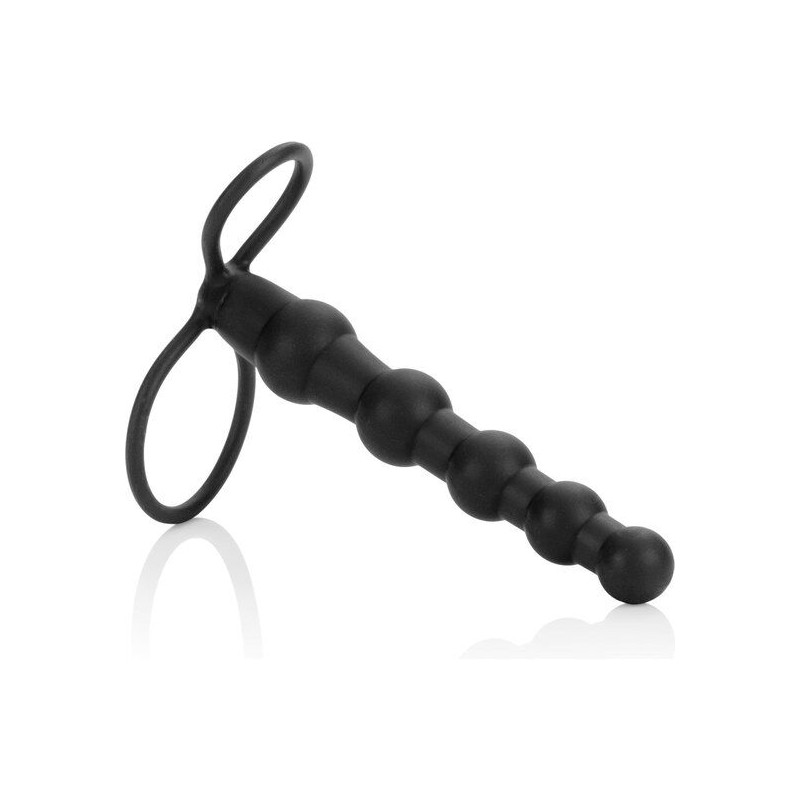 CALEXOTICS BEADED DUAL PENETRATOR PENETRADOR DOBLE